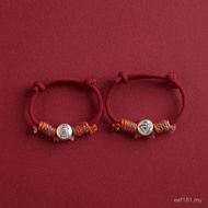Bracelet Bracelet Silver Jewelry 999 Men Zodiac Red String Girls Sterling Silver Children Bracelet 9