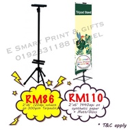 Bunting 2x6 + Tripod Stand Printing