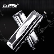 Easttop Harmonica 10 Lỗ 40 Giai Điệu Chuyên Nghiệp Chromatic Harmonica Với Trường Hợp Top Grade Cơ Q