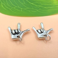 Charm bạc biểu tượng tay I Love You - Charm Bạc 925 - Mã CA995