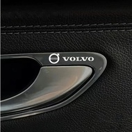 Volvo Metal Silver Logo Audio Door Handle Steering Dashboard Waterproof Sticker for Xc40 Xc60 S60 Ex