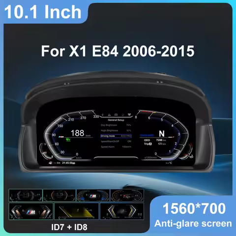 Cluster Dashboard 7 UI For BMW E84 2006-2015 X1 Series speedometer LCD instrument panel digital inst