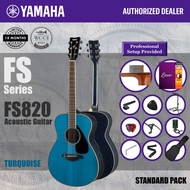 Yamaha FS820 TQ FS Series Concert Size Solid Top Acoustic Guitar 40" - Turquoise