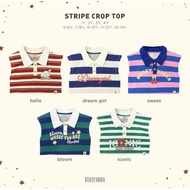 BOHOPANNA - STRIPE CROP TOP - KIDS TOP Crop Top Kids Girl Stripe Kids Girl