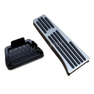 Aluminium Gas Brake Pedal Pad Cover For 2012-2025 BMW F15 F16 F20 F21 F22 F23 F25 F30 F34 G05 G20 G3