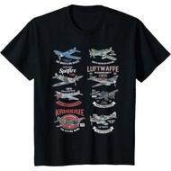 WW2 Planes Warbirds Warplanes F4U Corsair P-47 Thunderbolt T-Shirt