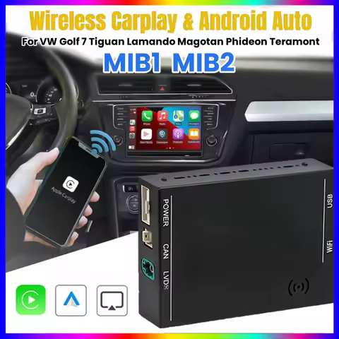 Wireless Carplay Android Auto Mirror Link Module Box For VW Volkswagen Skoda Octavia A5 Golf 7 Polo 