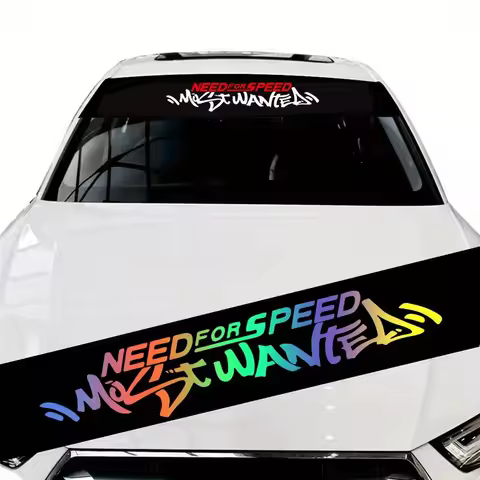 1PC NEED FOR SPEED Car Stickers for Auto Truck SUV Front Windshield Modifications Car Styling Vinyl 
