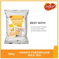 inJoy Mango Cheesecake Milk Tea 500g | Instant Powdered Milk Tea Drink| Cheesecake Milk Tea| inJoy