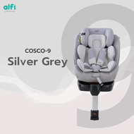 Alfi คาร์ซีท รุ่น COSCO-9 (เเรกเกิด-12 ปี) (หมุนได้ 360 องศา) ผ้าชนิดพิเศษ กันไรฝุ่น / Bacteria 99.9