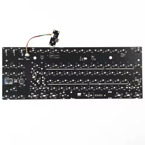 YMDK NCR80 R3 Hot Swappable Bluetooth Wireless Mechanical Keyboard Kit ANSI ISO Detachable PCB