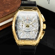Frank Muller yy New Style Luxury Wrist Watch Quartz Movement Creative Gold Fashion High-End Watch Men's Watch