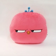Phebie Plush Pillow (Charming pink bird plush pillow)