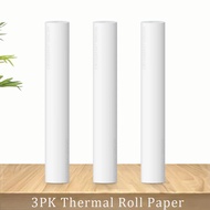 1/3pk Waterproof A4 Thermal Paper Use For A40 A4 M08f P831 M832 Printer Folded Roll Print Paper For 