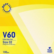 - fast pouring V60 paper filter size 02