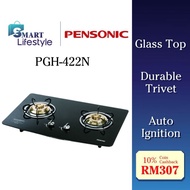 Pensonic 7.2kW Built-in 2 Burners With Glass Top Gas Hob PGH-422N / Morgan 4.5kW MBH-SD2112 / Milux 