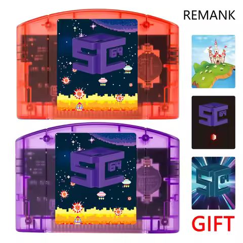 REMANK 5000+ SC64Summer SC64 N64 Game Open Source SC64 Cart N64 Flash Support N64DD SNES GBC N64 Ret
