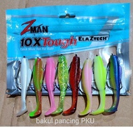 SOFT LURE ZMAN ORIGINAL ECER. UMPAN CASTING GABUS DAN TOMAN