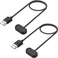 Kissmart Charger Cable for Amazfit T-Rex 2, GTS 4/3, GTR 4/3 Pro, Magnetic Charging Cable Cord for Amazfit T-Rex 2, GTS 4, GTR 4, GTS 3, GTR3, GTR 3 Pro Smart Watch [2-Pack, 3.3ft/1m] (2)