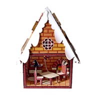 DIY Papercraft Diorama Winter House