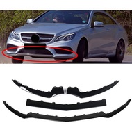 Car Front Spoiler for Mercedes Benz W207 E-Class E200 E350 2014-2016, Front Bumper Spoiler Trim Fron
