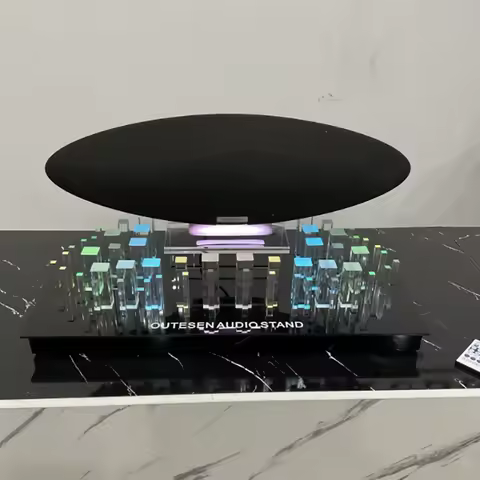 HiFi Audio Speaker Crystal Rack Racks Shock Absorber Isolator Feet Spikes Support Desktop Stand for 