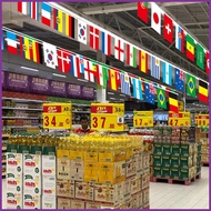 32 Countries National Flags Banner Football Match Bunting Flags On a String Countries Around The Wor