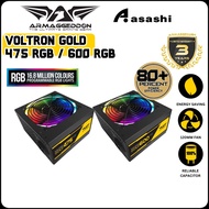 Armaggeddon Voltron Gold 475 RGB 475W / Voltron Gold 600 RGB 600W Power Supply