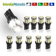 W5W T10 194 LED 10 7020 SMD Interior Dome Side Light Door Reading Trunk Number Plate Light DC 12V Bu