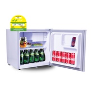 PowerPac Mini Bar Fridge 50L With Lock (PPBF555Silver)