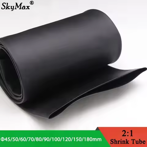 1 Meter Dia 45mm 50mm 60mm 70mm 80mm 90mm 100mm 120mm 150mm 180mm 2:1 Heat Shrink Heatshrink Tubing 