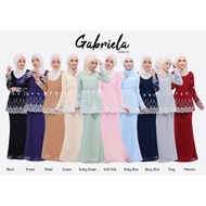 Gabriela Peplum Kurung Lace 770#