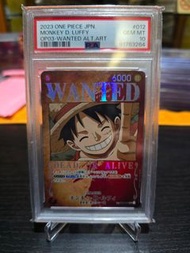 PSA10 海賊王卡 懸賞路飛Monkey D Luffy SR-SPC [ST01 012]