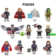 Lottery Series Pakki Female Giro Star Lord Camera Falcon American Team Assembled Building Block Toy 