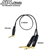 SPL Audio 3.5 stereo to 2 Mono L CM-1000 length 1 meter
