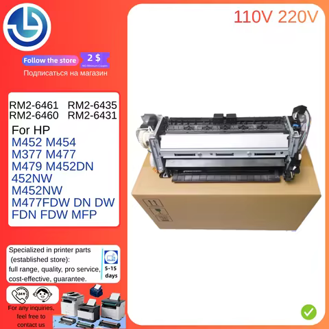 Fuser Unit RM2-6461 RM2-6435 RM2-6460 RM2-6431 for HP M452 452 454 377 477 479 M452DN 452NW M452NW M