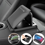 Mercedes Benz Car Center Console Carbon Fiber Phone Holder GPS Holder Center Console Phone Holder Su