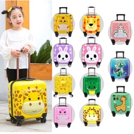 [FAST DELIVERY] 6D Cartoon 18 Inch Travel & School Trolley Kids Luggage Bag Children Travel Bag Lugg