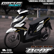 Decal Sticker BEAT ESP STREET 2015-2019 CODE 008 - full body minimalist design - HONDA ORCUS PROJECT