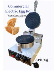 Ready Stock Commercial Electric Egg Roll Kuih Kapit Maker Kuih Kapit Machine Waffle Maker