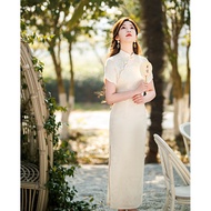 IBUY Stylish Elegant Cheongsam Long Dress for Women