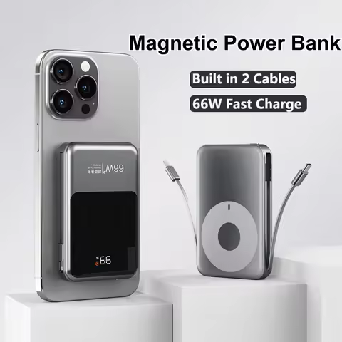 Power Bank 20000mAh Magnetic Wireless 66W Super Fast Charging Powerbank For Magsafe Charger for iPho