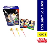 [30'S] Egg Light Lollipop Candy Stick Candy Stick Egg Shape Sugar Stem (EggdollShapeRadiant