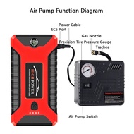 Car Power Bank Jump Starter 99800Mah Car Emergency jumper power bank with pump jumper kereta Jumper 