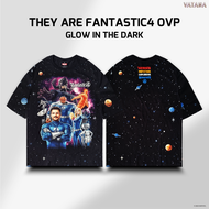 [พร้อมส่ง] VATANA เสื้อยืดพิมพ์ลาย Fantastic 4 OVP Multi-Glows In The Dark