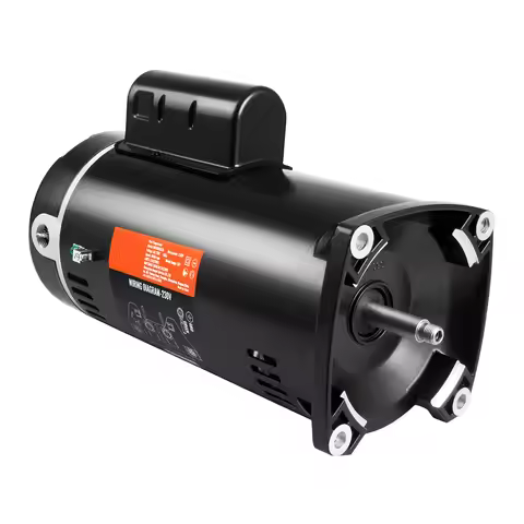 SucceBuy 2HP Pool Pump Motor 56Y Frame 230V (7.8Amp) 3450RPM 60Hz 1.3Service Factor CCW Rotation Squ
