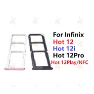 Sim tray for Infinix Hot 12i 12 Pro Play NFC X6817 X6817B X665B X665 X668C X6816C X6816 X6816D