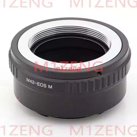 Adapter Ring for m42 42mm mount lens to canon eosm/m1/m2/m3/m5/m6/m10/m50/m100 EF-M Mirrorless Camer
