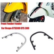 Motorcycle Accessories Front Fender Mudguard Bumper Guard Frame Protector Black / Chrome For Vespa G