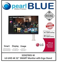 [READY STOCK] LG 32SQ780S-W LG UHD 4K 32'' SMART Monitor with Ergo Stand